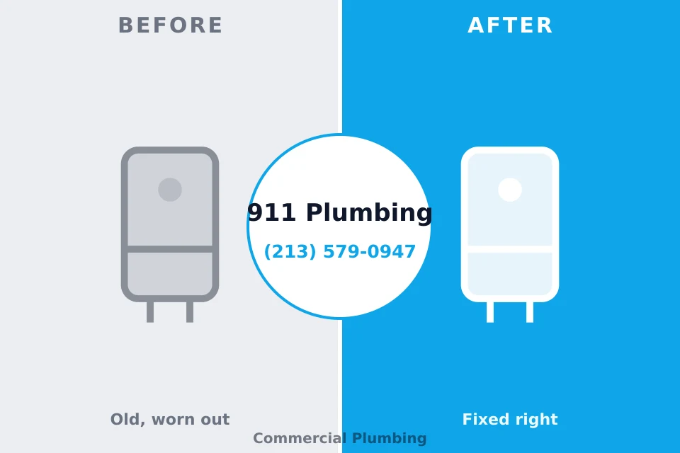 Before and after: plumbing repair Altamont, NY